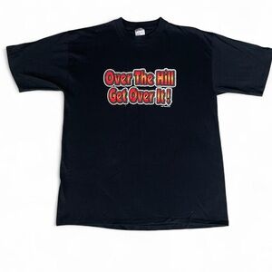 American Vintage Black Tee with Bold Graphic